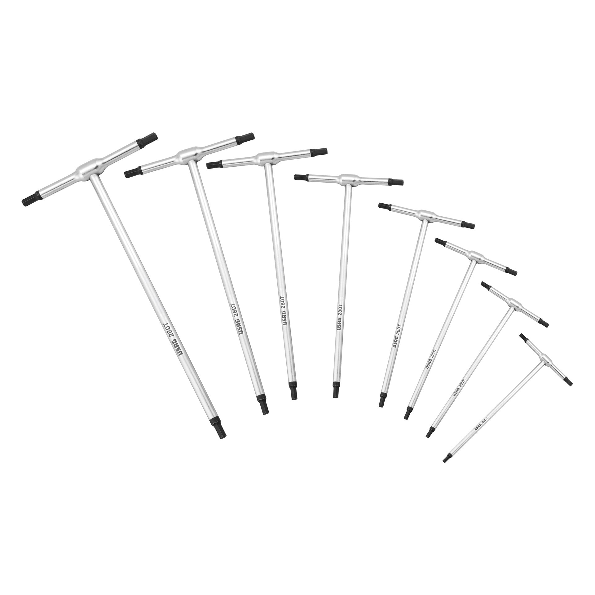 280 T/SE8 - Jeu de 8 clés T à six pans mâles - Usag - U02800186 280 T/SE8 - Jeu de 8 clés T à six pans mâles - Usag - U02800186